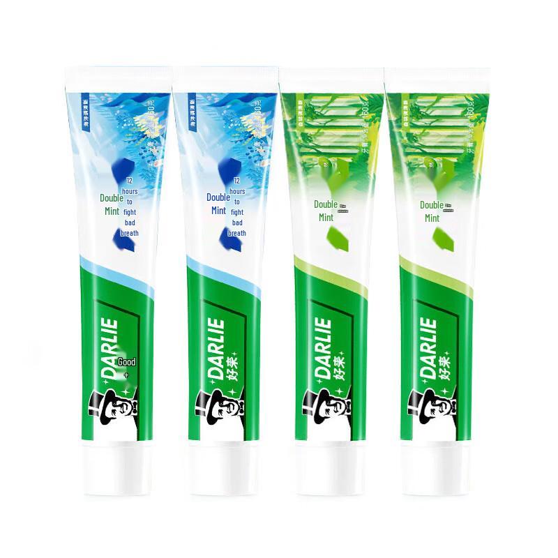 Darlie Double Mint & Ocean/Forest Fresh Toothpaste 4-Pack