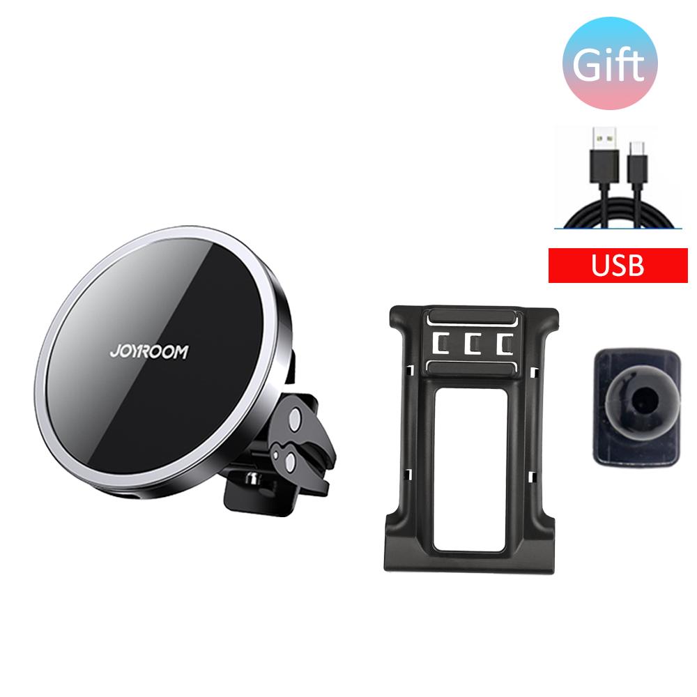 15W Car Phone Holder for Honda CR-V CRV 3 2007~2011 2008 2009 2010 Clip Magnetic Stand Wireles Fast Charging Sticker Accessories