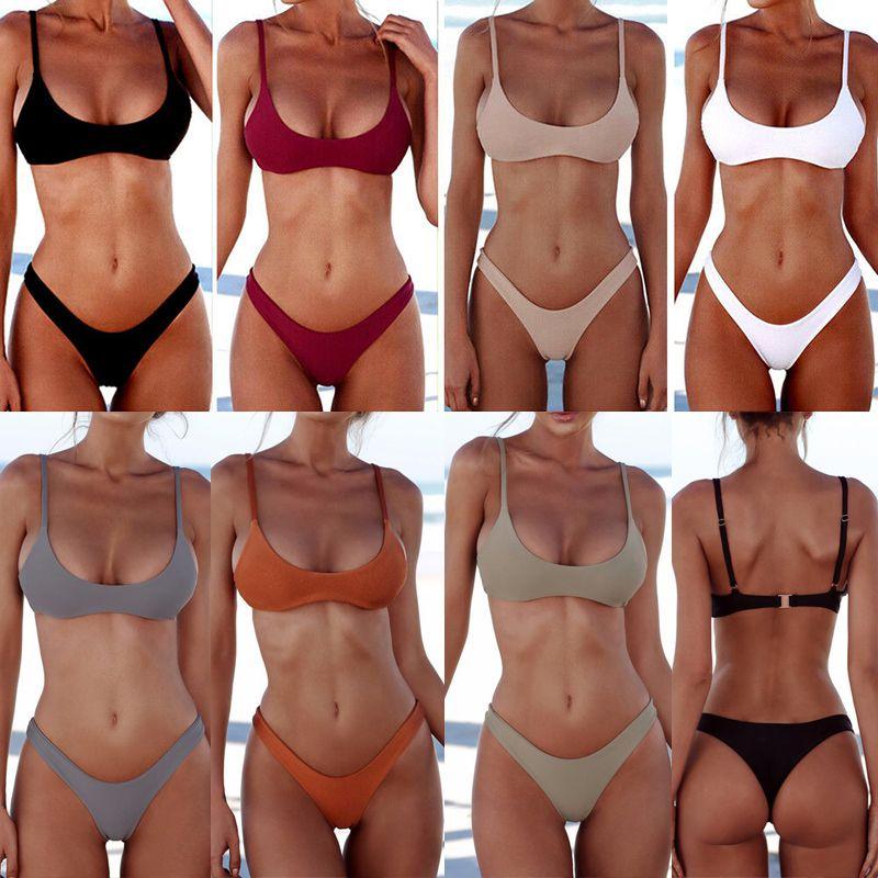 Stunning Sexy Women's Bikini Set With Padded Bra And Thong For Ultimate Comfort