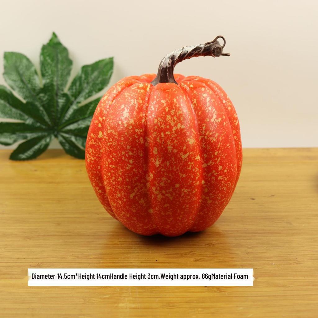 Foam Pumpkin & Maple Leaf Props for Halloween
