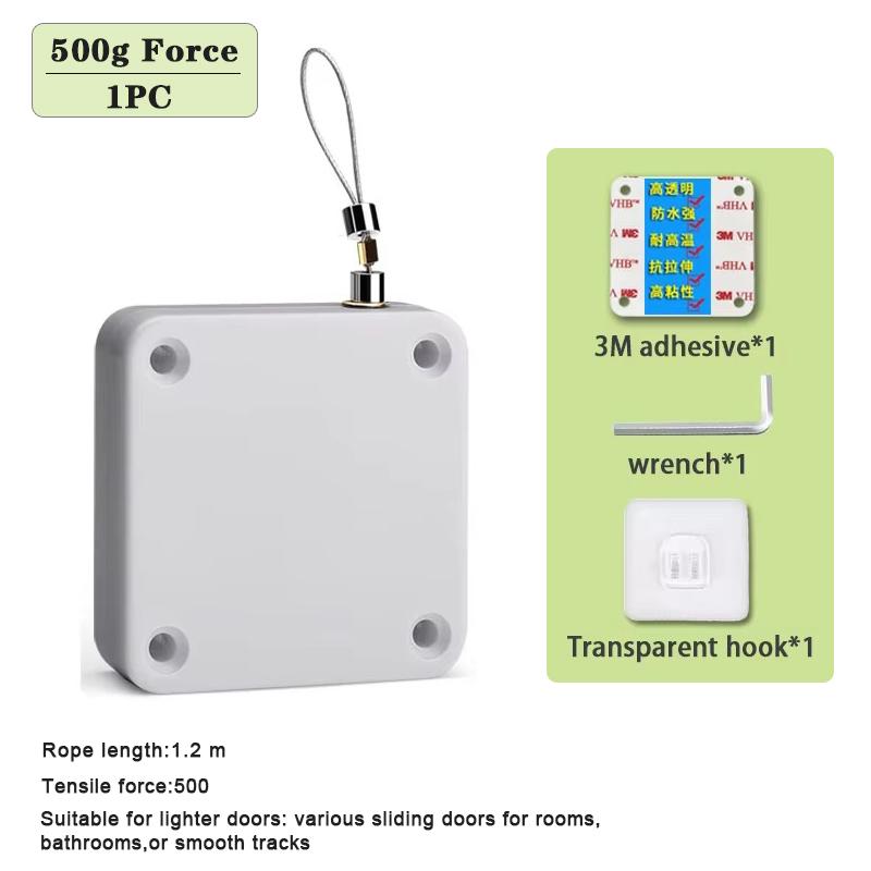 

1/3/5/10 шт. Автоматический доводчик двери без пробивки, регулируемый шнур, накладной тип, стопор двери, кронштейн для дверей и окон