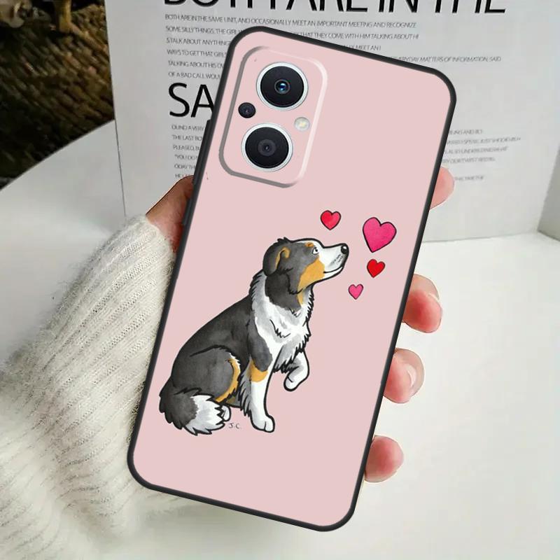 Border Collie Dog Case For OPPO Reno 13F 14F 12F 10 11 12 13 14 Pro 8T 7 8 Lite OPPO Find X6 X5 X8 X9 Pro Cover