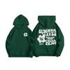 Hooded Women's Print Pullover Hoodie Long Sleeve Outer Wear
