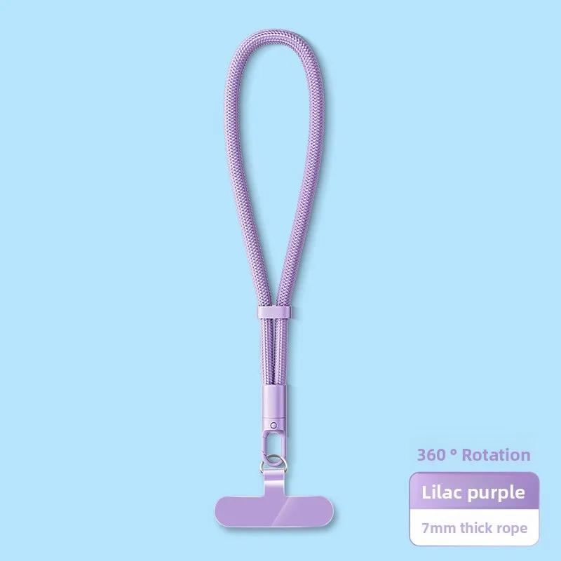 Universal Adjustable Phone Lanyard Self Locking Anti Slip Wristband Durable Polyester Cord Safety Tether for Smartphone Security