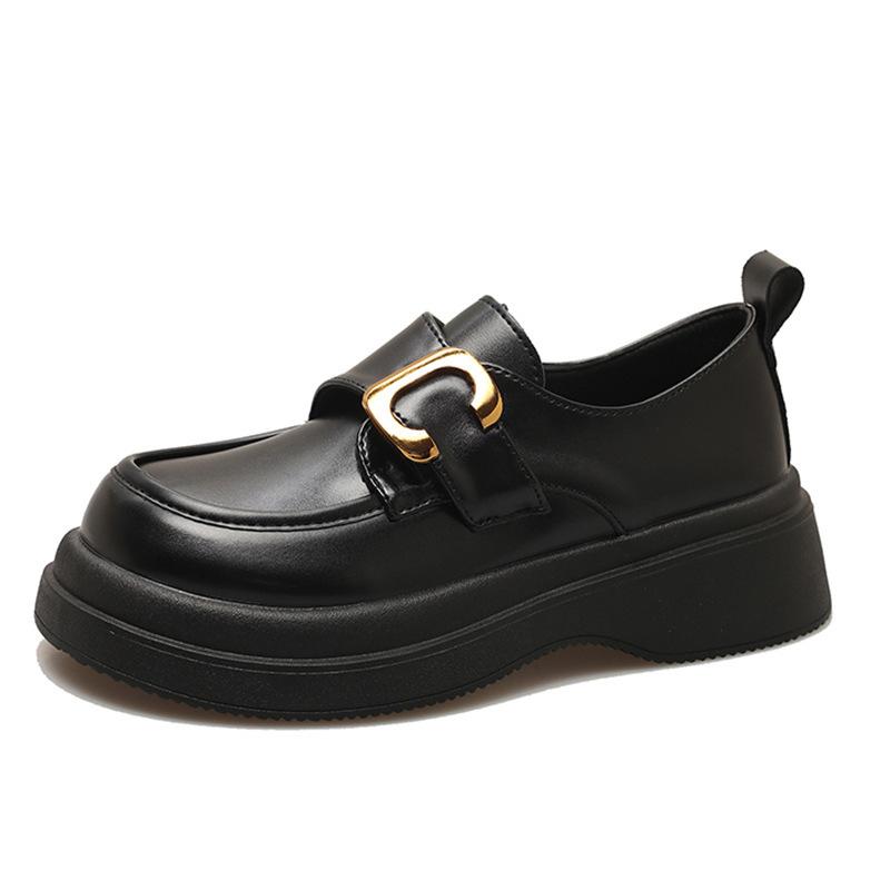 Студенческие одинарные туфли для детей туфли принцессы 35 чёрный 2980₽