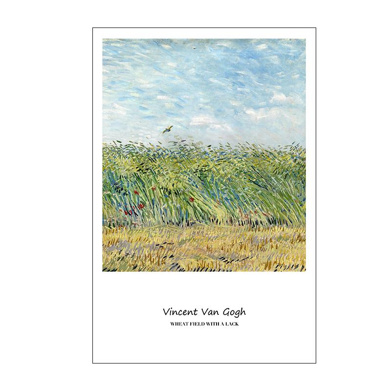 Van Gogh Canvas Painting Starry Night by the Rhone River Poster Wall Art Print Decorative Picture Modern Living Room Home Decor Unframed