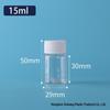 In Stock 30ml Transparent Wide-Mouth PET Plastic Bottle for Liquids or Solids
