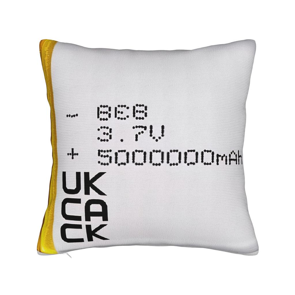 Inflatable Battery Pillowcases Retro Trendy Pillow Case For Office Car Home Decor Graphic Pillow Cover