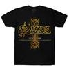 Vtg Saxon Band Music Concert Tour Cotton S-4XL Unisex Black Tee Shirt BL425