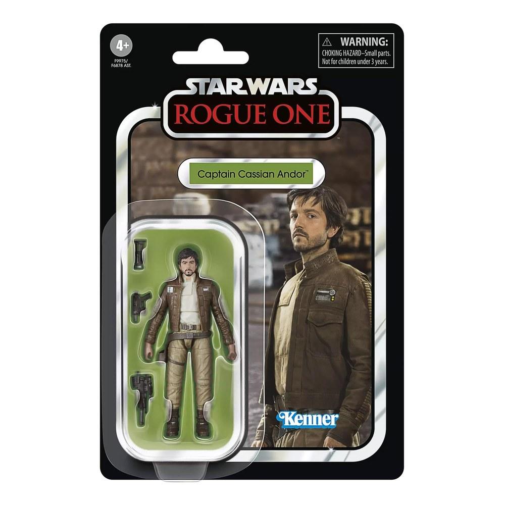 Hasbro Star Wars Vintage Collection Captain Cassian Andor Rogue One Collector Action Figure F9975 3.75-inch