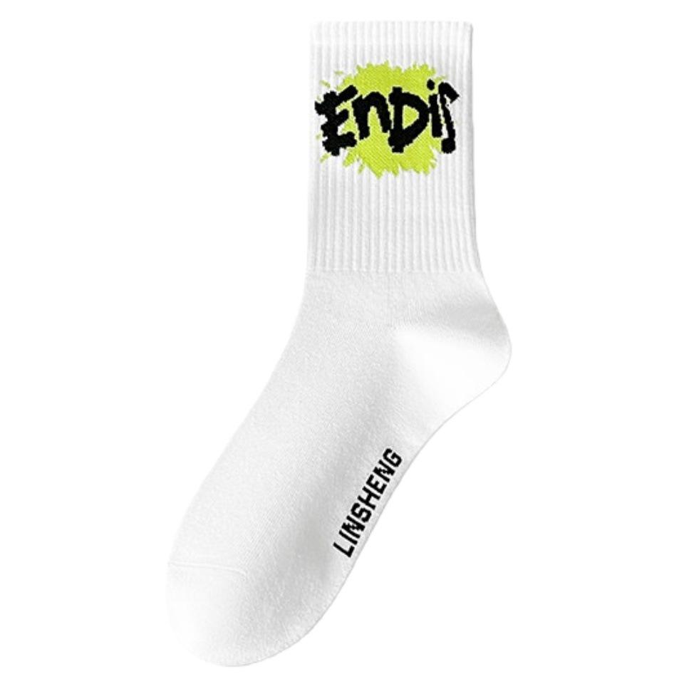 Men's Odor-Resistant Cotton Sports Socks for Teens and Boys - Long Basketball Socks for Autumn/Winter