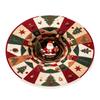 Christmas Round Velvet Area, Stain and Festive Floor for Home Decor