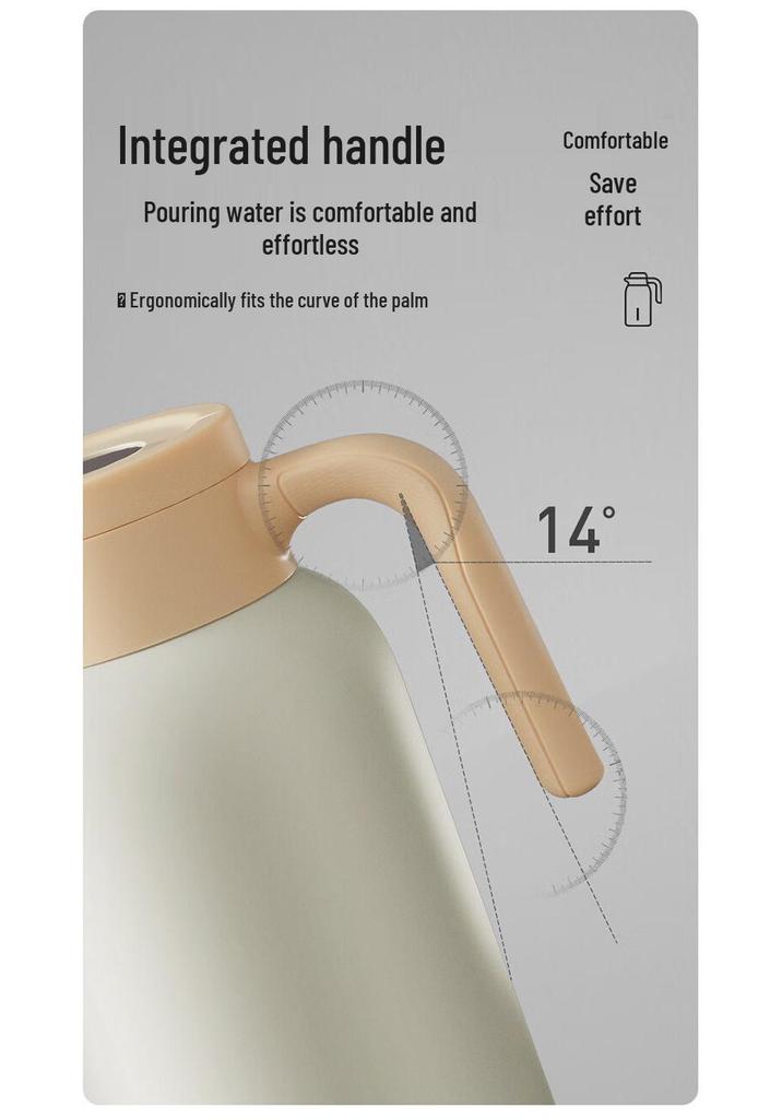 Chui Da Huang Large Capacity 316L Stainless Steel Insulated Thermos Flask - Ideal for Students and Dorms.