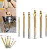 Highspeed Steel Grooving Drill Bits Set For Woodworking And Carpentry Professionals