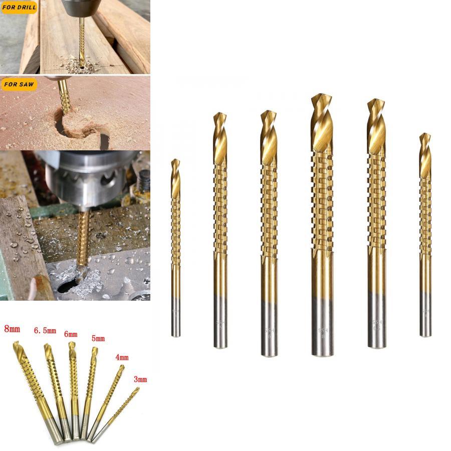 Highspeed Steel Grooving Drill Bits Set For Woodworking And Carpentry Professionals