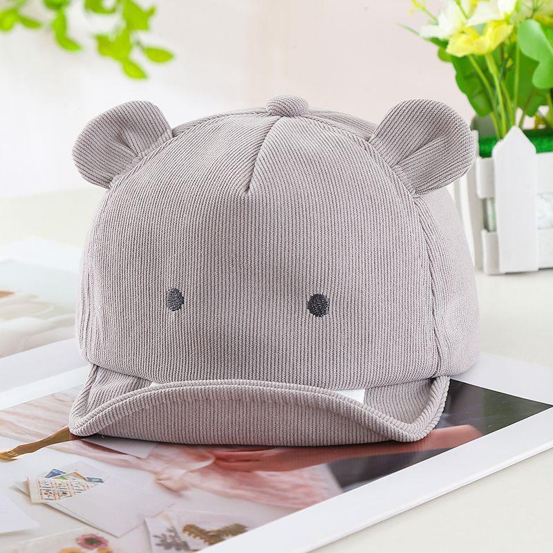 Kids Corduroy Beret Hat Autumn Winter Boys Stylish Newsboy Cap Girls Personalized Duckbill Hat Baby Warm Headwear