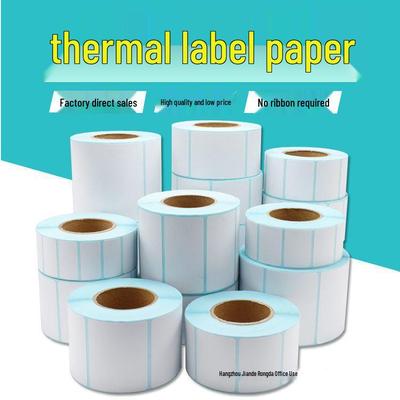 Durable Thermal Adhesive Label Paper - Various Sizes for ePacket Barcode Printing