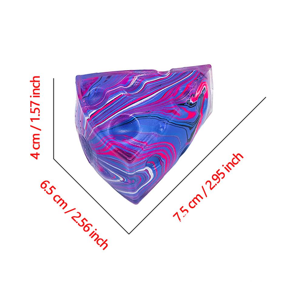 Flow Pattern Kaas Maltose Squishy Speelgoed Kneedblok Malt Suiker Fidget Speelgoed Angstverlichter Langzaam Zacht Knijpspeelgoed voor Vrienden