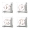 Polyester Pillow Case Home Ins Style Decorative Print Pillow Case 26 English Letter Cushion Cover