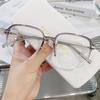 Vintage Oversized Square Gradient Reading Glasses Ultralight  Business Presbyopia Eyeglasses Computer Anti Ray Eyeglasses