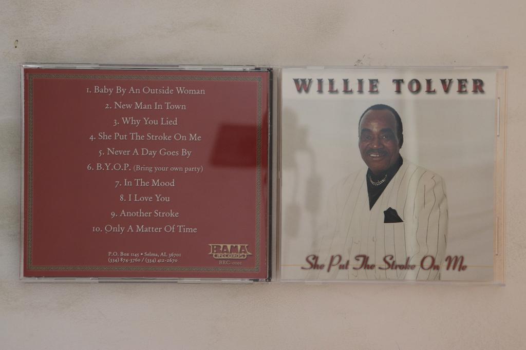 CD WILLIE TOLVER - She Put The Stroke On Me BRC0101 BAMA Non Japan Soul/Funk Used