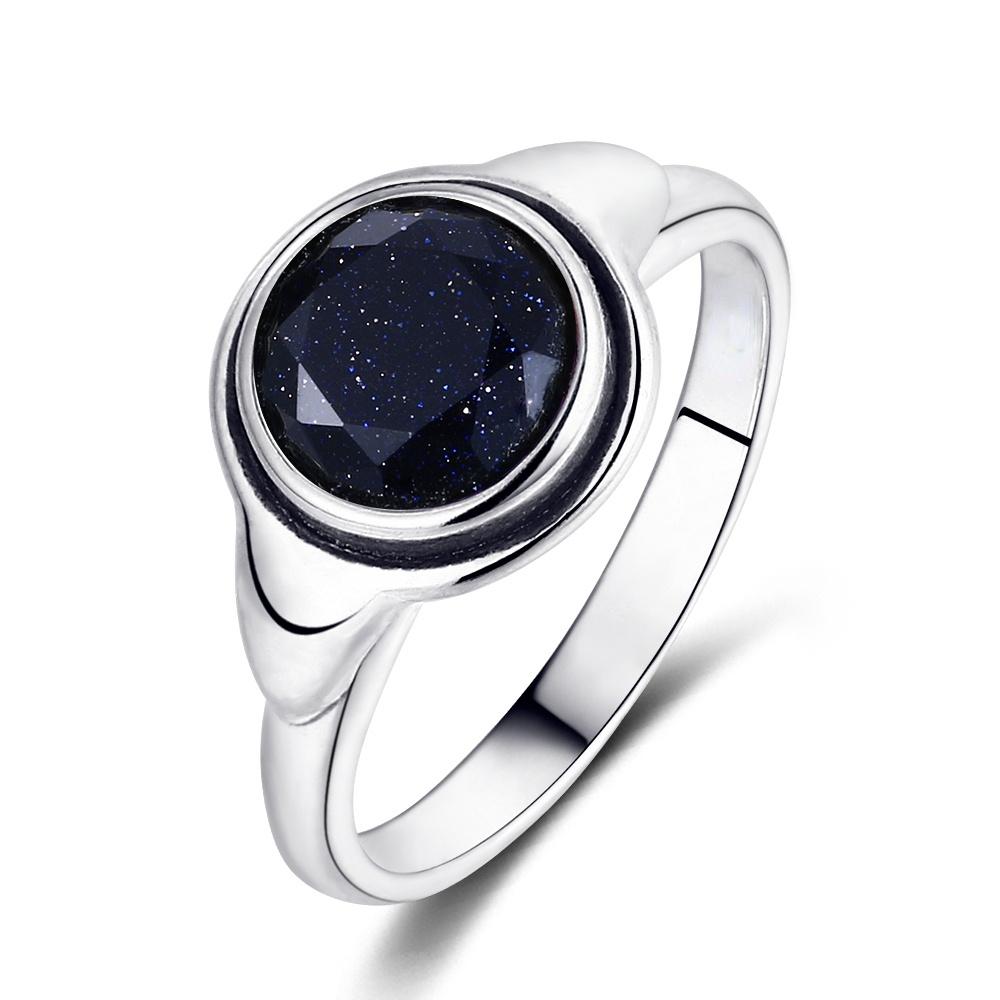 Dicker Kupferbeschichteter Schmuckring 8mm Farbplattiert Boutique Schmuckring Damen Romantisch Mode Party Verlobung Valentinstagsgeschenk 6 black