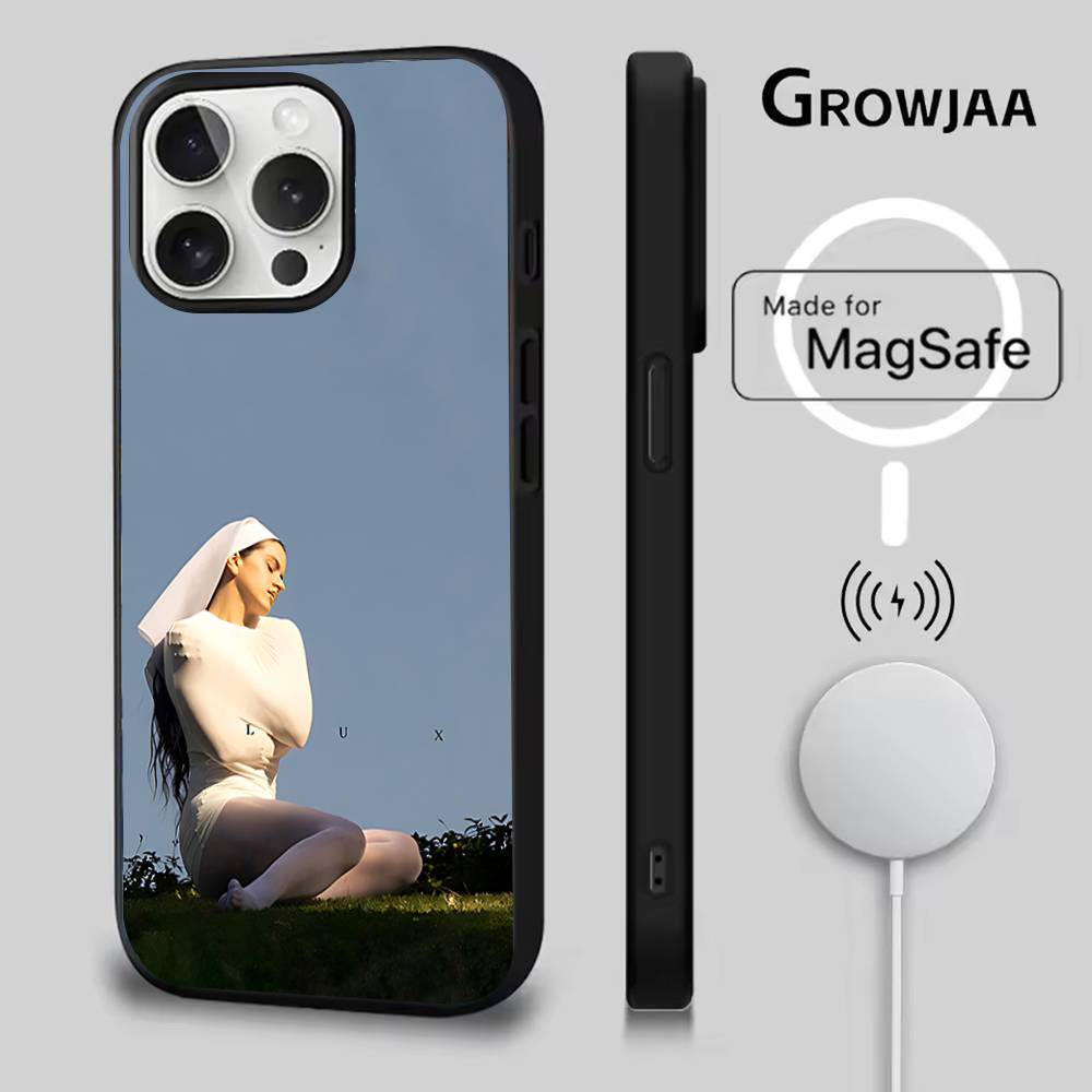 R-Rosalia L-lux Phone Case For iPhone 17,16,15,14,13,12,11,Pro,Max,Plus,Mini,SE4,E Magnetic Magsafe Wireless Charging