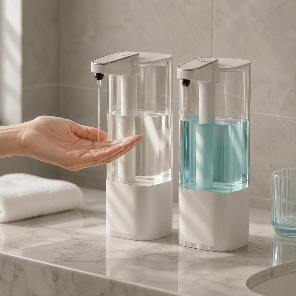 Rechargeable Touchless Soap Dispenser Wall Mounted Foam Soap Dispenser Bathroom