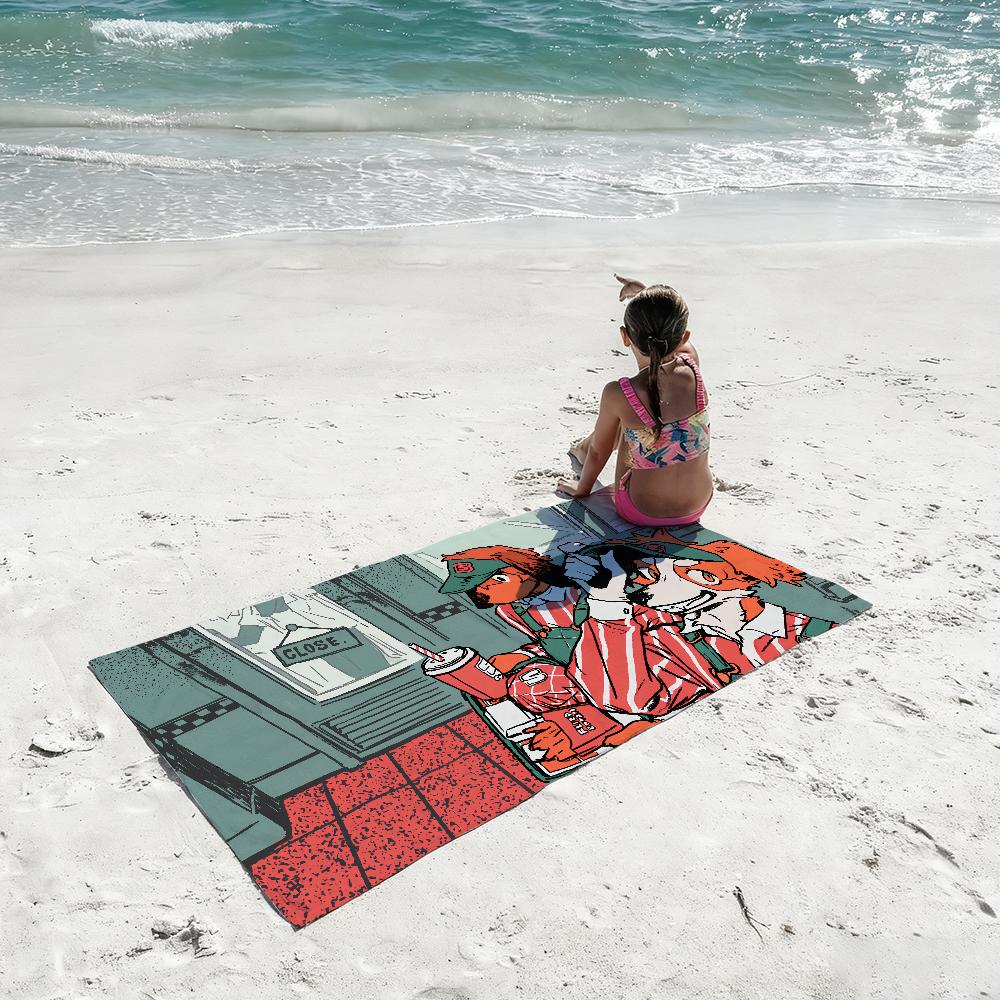 M-Mucknagabe N-Nagabe Art Towel Shower Sauna Travel Spa Quick Dry Gym Accessories Soft Large Beach Towels