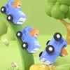 Children's Cartoon Animal Inertia Toy Car Pressing Engineering Vehicle Wholesale