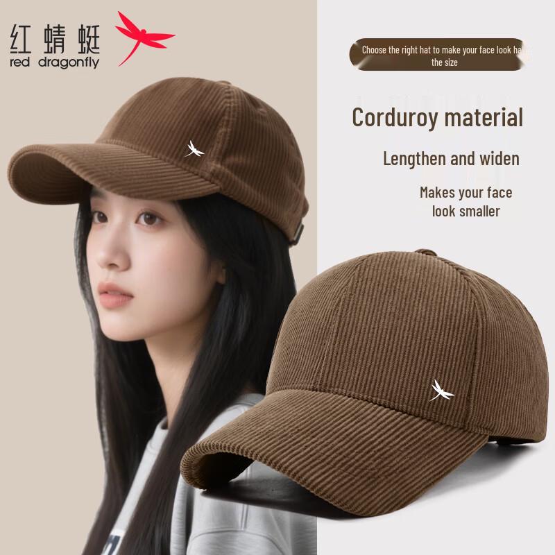 Red Dragonfly Women s Warm Curved Brim Baseball Cap One Size (56-60CM)
