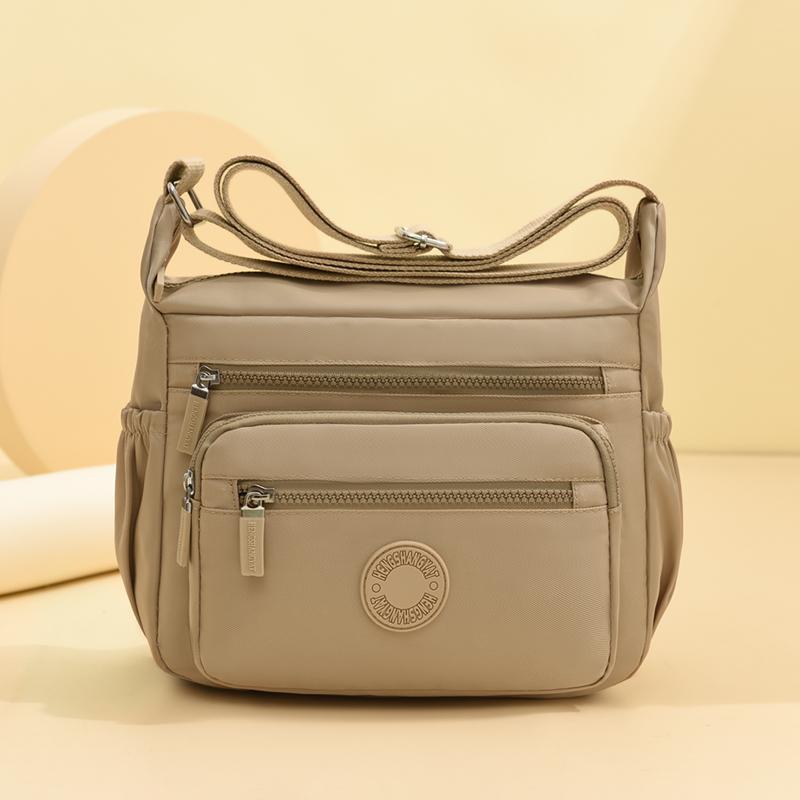 Nylon Women's Bag Multi-Layer Mother's Bag Large Capacity Shoulder Bag Lightweight Water-Repellent Crossbody Bag