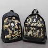 Nowy plecak BAPE Ape Youth Camouflage Wodoodporny z uroczą lalką