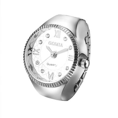 Ring Ring Watch Roman Analog Free Stainless Steel Ring Watch Simple Stylish Quartz Watch Gold Silver Fashion Accessory Birthday Christmas Day Present