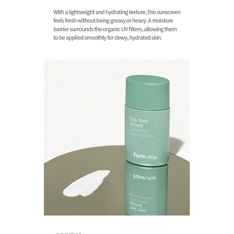 FARM STAY Tea Tree Biome Calming Sun Serum