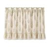 Rustic Oven Curtain with Ties Decorative Farmhouse Cover