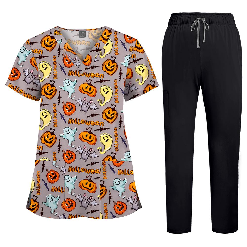 Ιατρικά Ρούχα Νοσοκομείου Κοντομάνικο Ομοιόμορφο Ομορφιάς Φόρμα Τρεξίματος Γιατρού Ρούχο Εργασίας Ιατρικό Χειρουργικό Πολύχρωμο Ομοιόμορφο Unisex