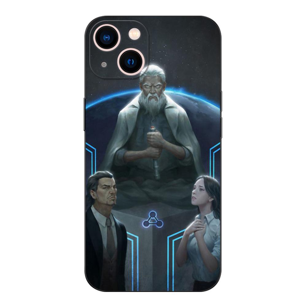 Schwarze TPU-Hülle für Vivo V5 V5S V7 V9 Youth V11 V11i V15 V17 NEO V20 E V21 V21E V23 V23E PRO 4G 5G Das Drei-Körper-Problem