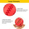 Dog Latex Molar Ball Elastic Bouncy Chew Toy Non Toxic Durable Bite Resist Leak Food Ball Teeth Grinding Oral Care Interactive