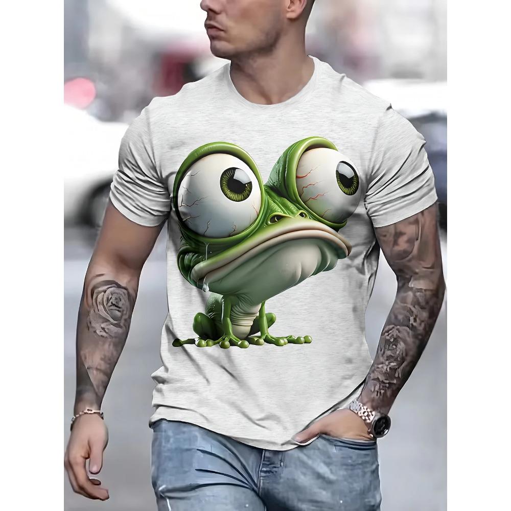 

Abstract Cat Pattern T-Shirt For Men Funny Animals 3D Printed Tees Summer Casual Short Sleeve Round Neck Tops Street T Shirts XS