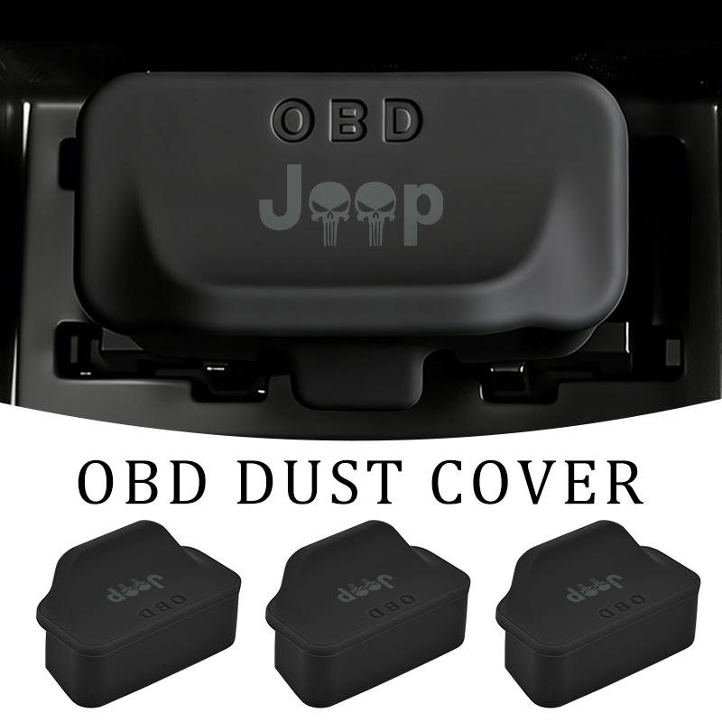 OBD Port Protective Cover Dustproof Diagnostic Connector Caps For Jeep Grand Cherokee Wrangler JK q Renegade Gladiator Compass