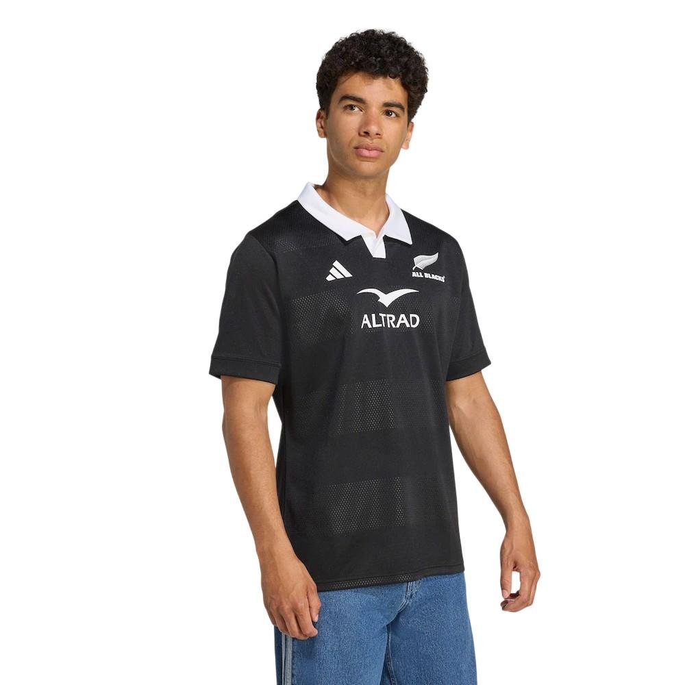 adidas Tricou Polo Rugby din Poliester pentru Bărbați, Noua Zeelandă