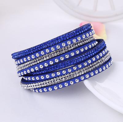 6-row Long Bracelets, Flannel Hot Diamond Bracelets, Bracelets, Wind Jewelry, Bracelets, Diamond-encrusted Bracelets, Jewelry, Bracelet Accessories.
