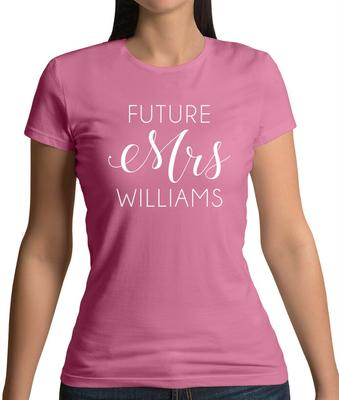 Future Mrs Williams Unisex T-shirt Robbie Fan Love Wife Merch Music