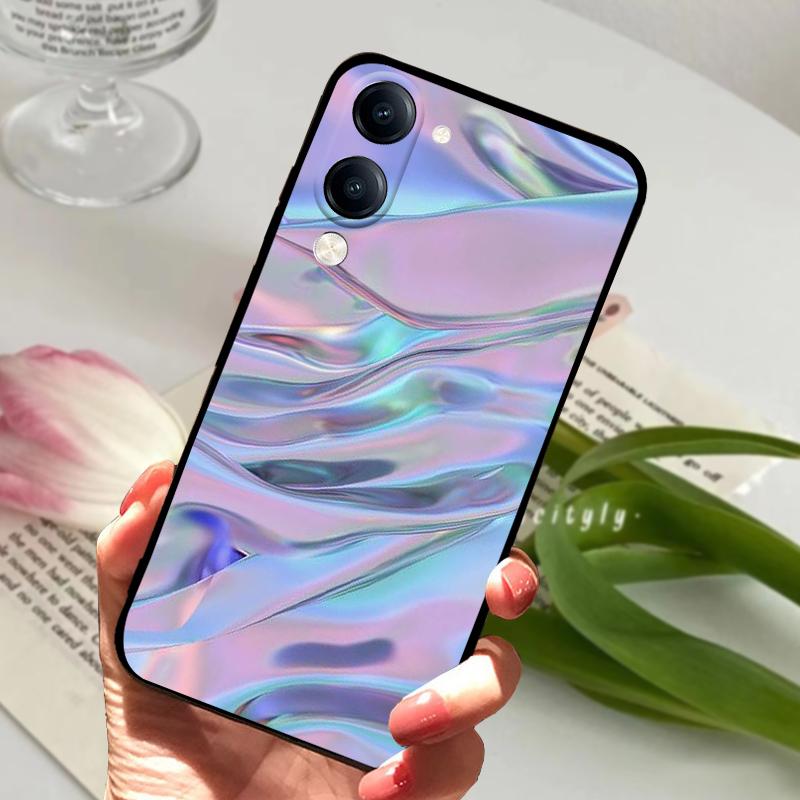 Cartoon Case For vivo Y29s Y04 4G Soft Silicone TPU Phone Protective Cover Cases For VIVO Y04 Fashion Luxury Cute Bumper Fundas