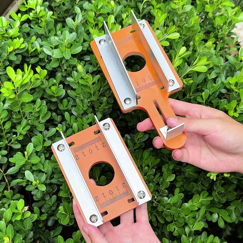 1 Stück Holzfräse Nuten Locator Präzise genutete Basis Nutenmaschine Halterung Handgehaltener Kantenfräser Fräsen Kurvenschneiden