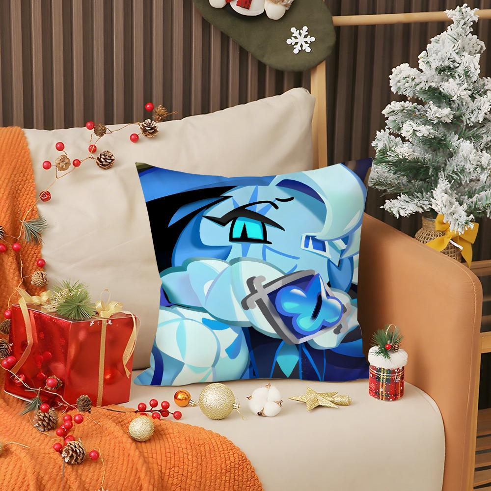 Hot Game C-Cookie Run Kingdom Pillow Case Living Room Sofa Decorative Cushion Cover Simple Household Light Luxury Printed Pillow