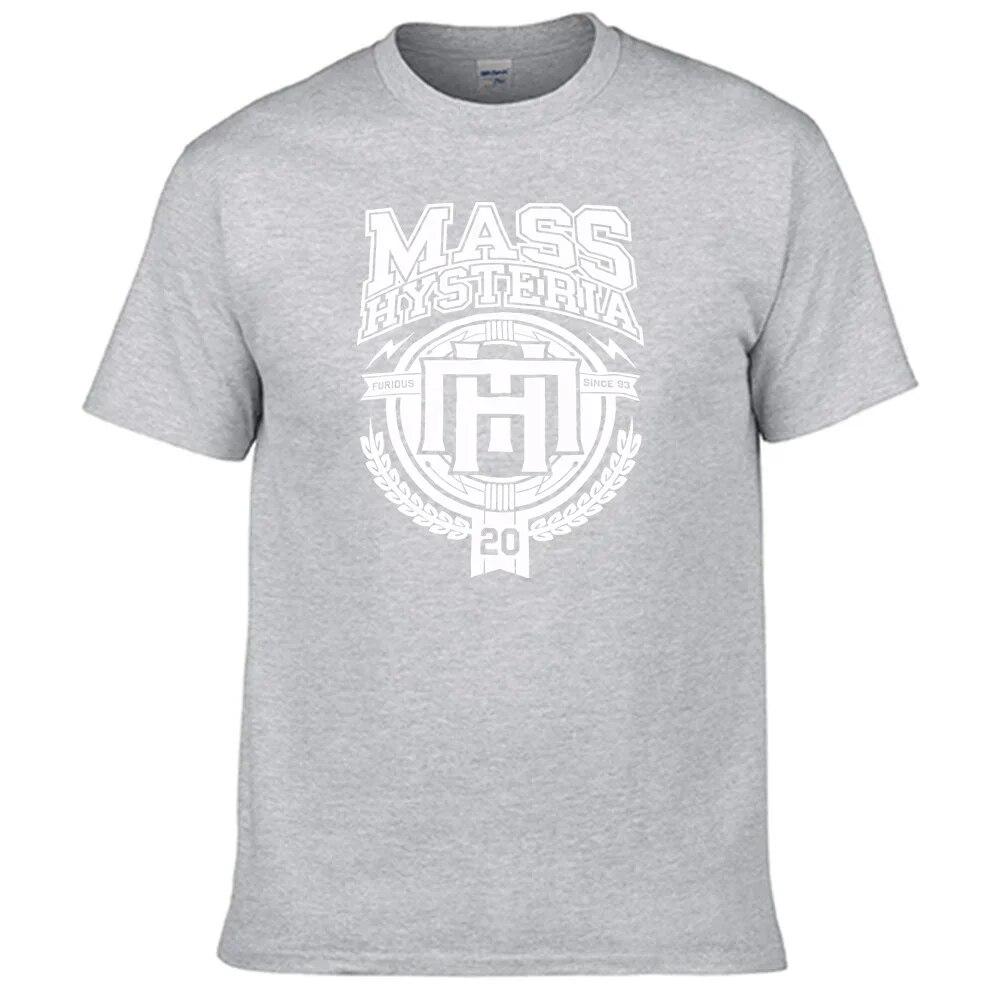 Mass Hysteria T Shirt Unisex 100% Cotton Unisex Women Shirt Top Sales N026