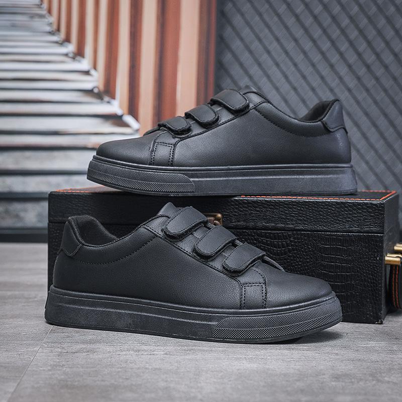2025 autumn new Velcro men's shoes little white shoes men's Korean version fashion trend board shoes versatile casual shoes