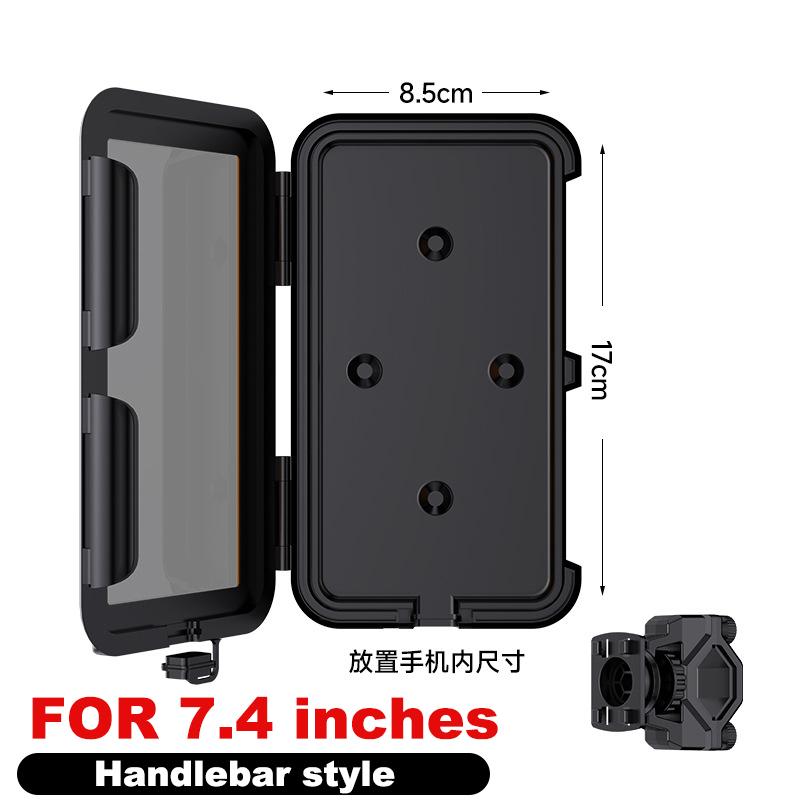Motorcycle Phone Holder Support Moto Bicycle Waterproof Case Handlebar Stand Case Mount Waterproof Scooter Motorbike Phone Bag